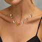 29 stylish Gold necklace on neck Gold chain Women's jewelry layered accesories