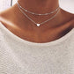 29 stylish Gold necklace on neck Gold chain Women's jewelry layered accesories