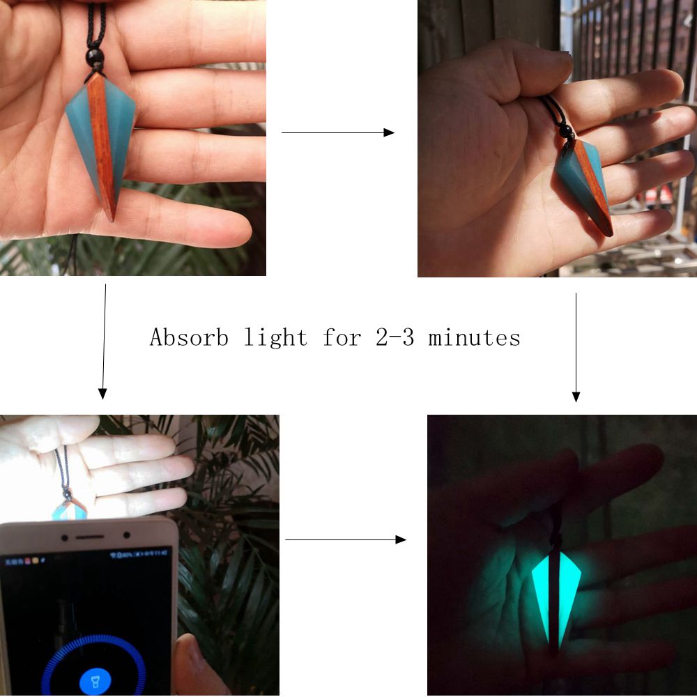 Luminous necklace, women's and men's fashion jewelry