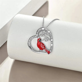 Red Parrot Bird Cardinals Appaiono Ciondolo Memoria di Qualcuno Regalo Gioielli