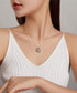 925 Sterling Silver Best Sisters Collana Forever Friend Collana a cuore Catena Arcobaleno Zircone