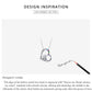 925 Sterling Silver Best Sisters Collana Forever Friend Collana a cuore Catena Arcobaleno Zircone