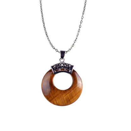 Carnelian Necklaces Round Shape Natural Green aventurine eye Statement Necklace