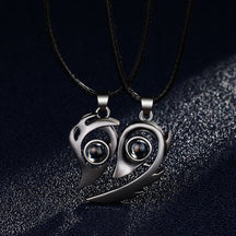 matching necklaces for couples 2Black