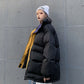 Winter Jacket Female Coat Patchwork Windbreaker Women Padded Zipper Outwear Parka Thick  Streetwear
