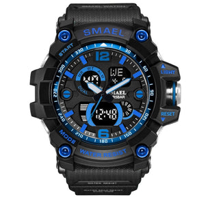 Military Watch 50m Waterproof Wristwatch LED Quartz Clock Male Digital Sports Watches Men's