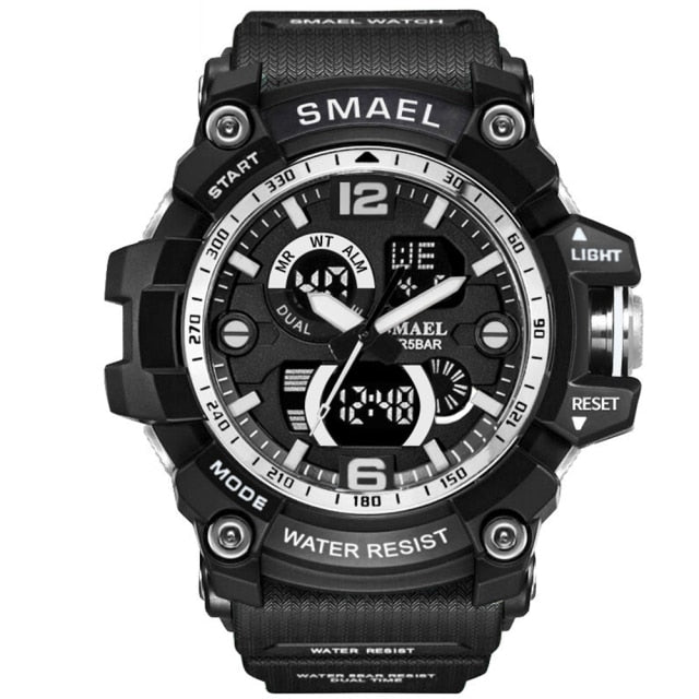 Military Watch 50m Waterproof Wristwatch LED Quartz Clock Male Digital Sports Watches Men's