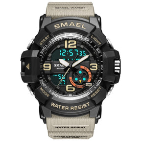 Military Watch 50m Waterproof Wristwatch LED Quartz Clock Male Digital Sports Watches Men's