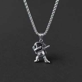 fashion hip hop astronaut necklace men and women jewelry