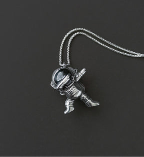 fashion hip hop astronaut necklace men and women jewelry