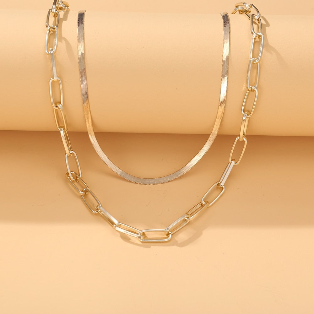 Gold Plated Necklaces Choker for Women,