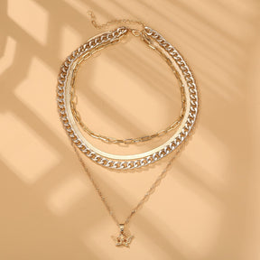 Gold Plated Necklaces Choker for Women,