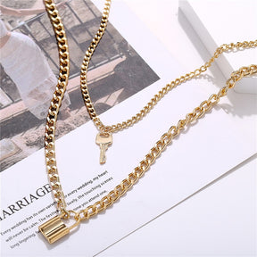 Gold Plated Necklaces Choker for Women,