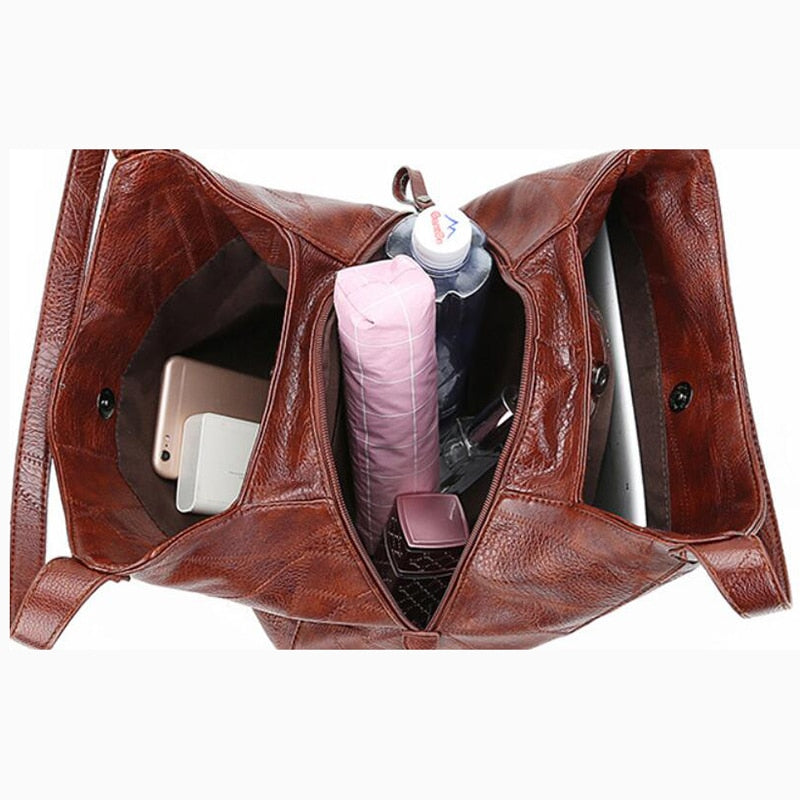 Vintage Frauen Handtasche Frauen Umhängetaschen Weibliche Top-Griff Taschen