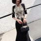 Borse da sera con strass Borse con diamanti da sposa Borsa chic nera con manico