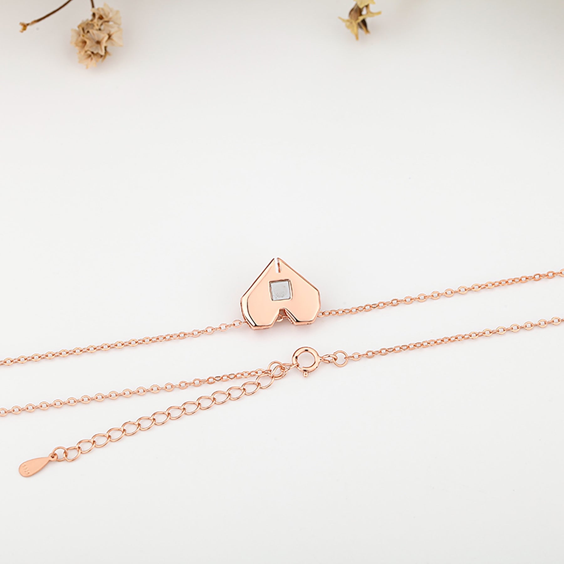 Collana di proiezione personalizzata a forma di cuore Pendente fotografico personalizzato