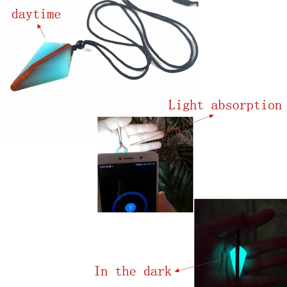 Luminous necklace, women's and men's fashion jewelry