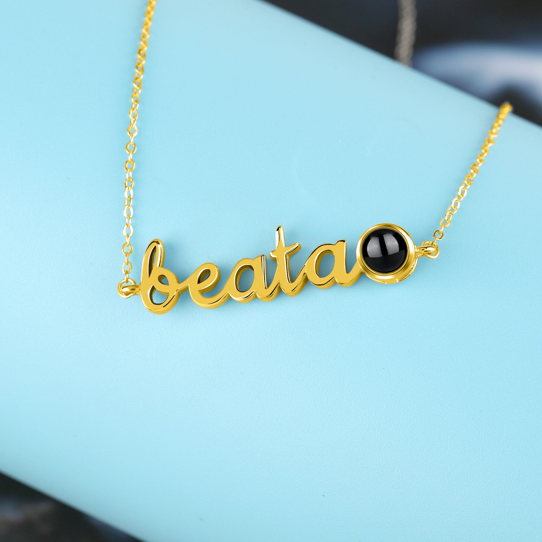 Personalized Pendant Clavicle Chain Customized Name Projection Photo Necklace