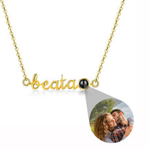 Personalized Pendant Clavicle Chain Customized Name Projection Photo Necklace