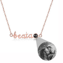 Personalized Pendant Clavicle Chain Customized Name Projection Photo Necklace