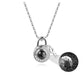 Personalized Photo Name Projection Lock Key Couple Necklace New Custom Pendant Necklaces