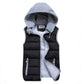 Women Plus Size Removable Hooded Thick Waistcoats Female Winter Warm Outerwear Vest