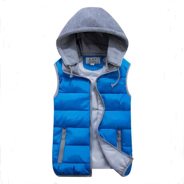 Gilet spessi con cappuccio rimovibile da donna taglie forti Gilet invernale da donna