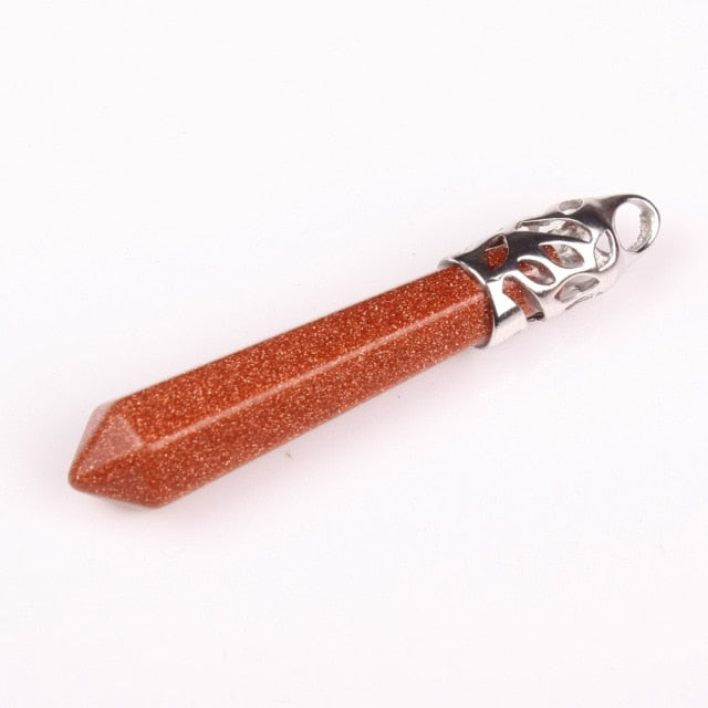 1Pc carnelian Quartz Opal Opalite Carnelian Gem Stone Healing Chakra Pendulum Pendant